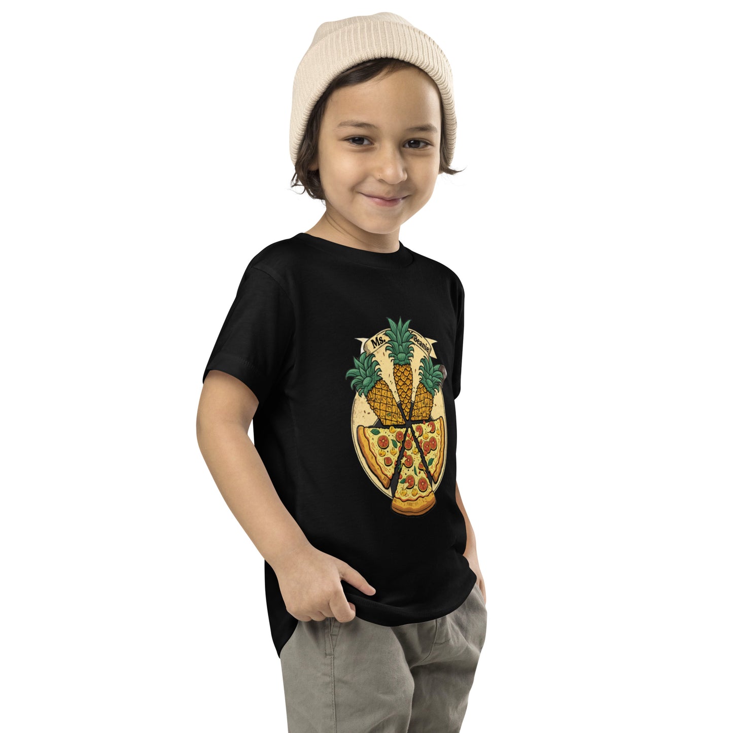 Toddler Pineapple on Pizza Shirt