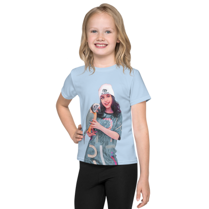 Ms. Beanie Cartoon Kids T-Shirt