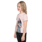 Ms. Beanie Cartoon Kids T-Shirt: Pink