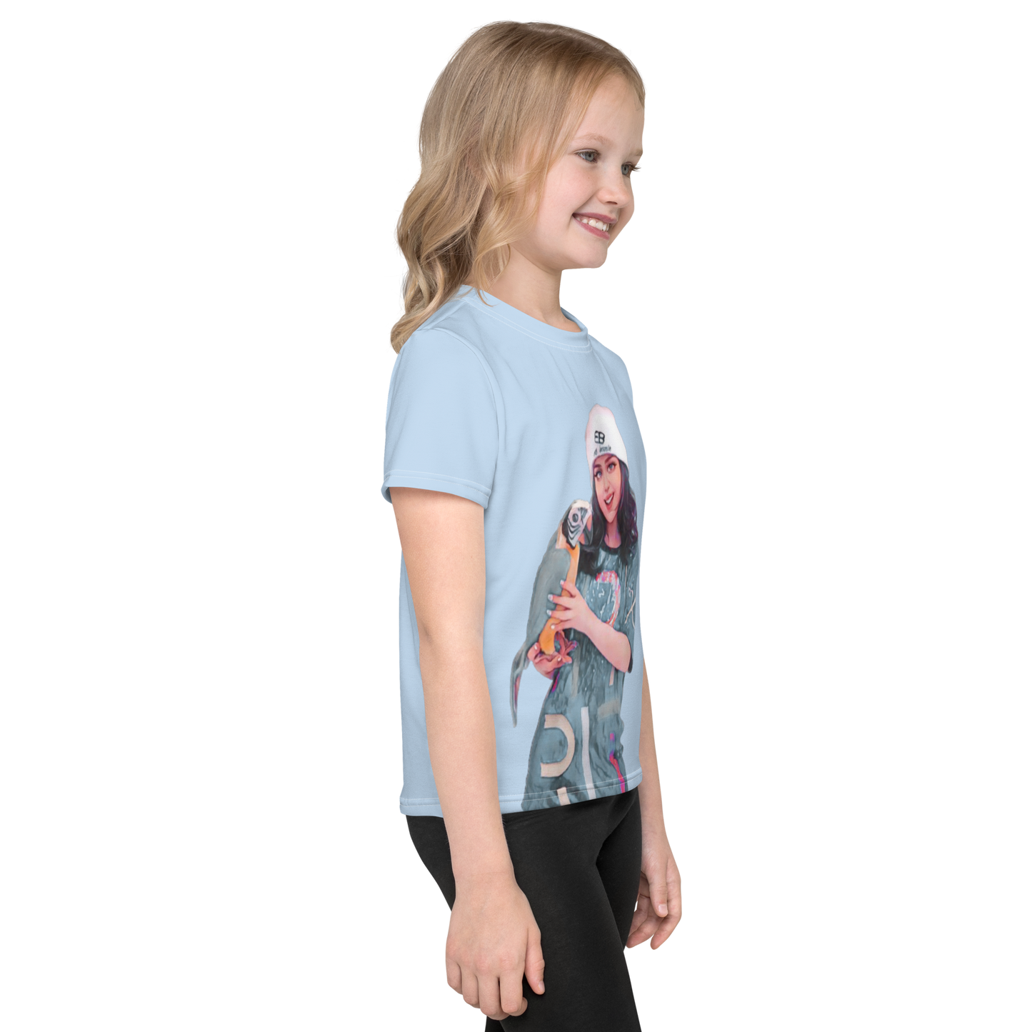 Ms. Beanie Cartoon Kids T-Shirt