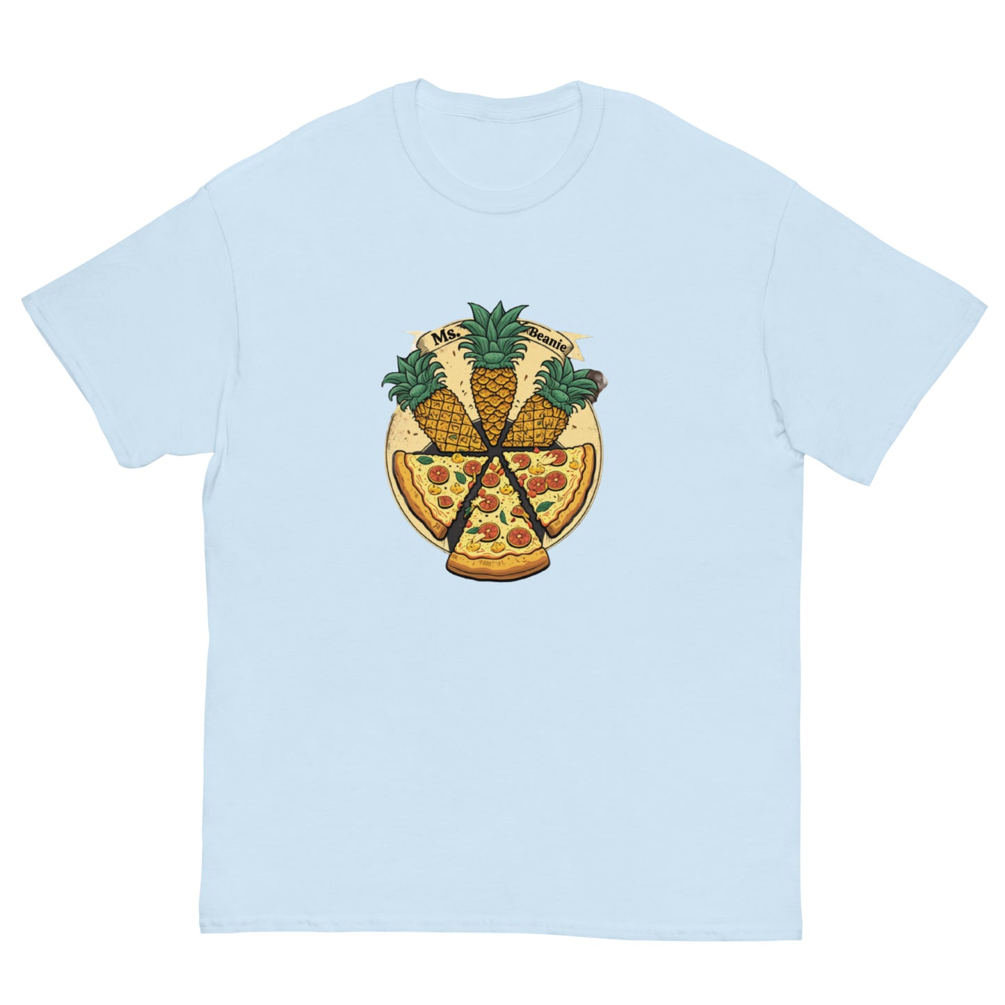 Adult Pineapple on Pizza T-Shirt