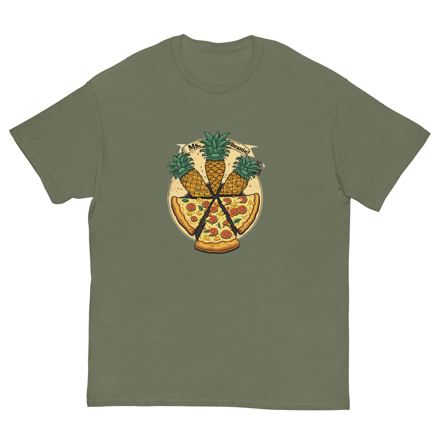 Adult Pineapple on Pizza T-Shirt