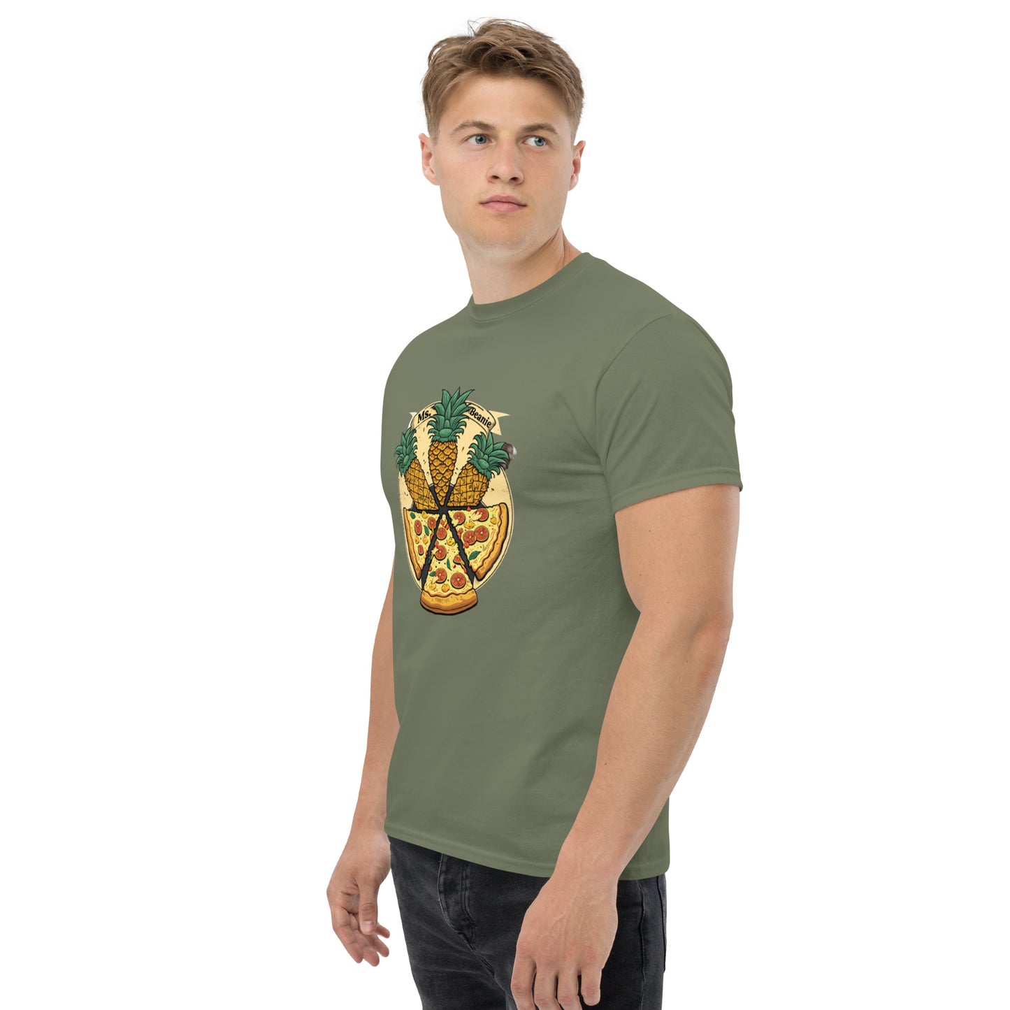 Adult Pineapple on Pizza T-Shirt