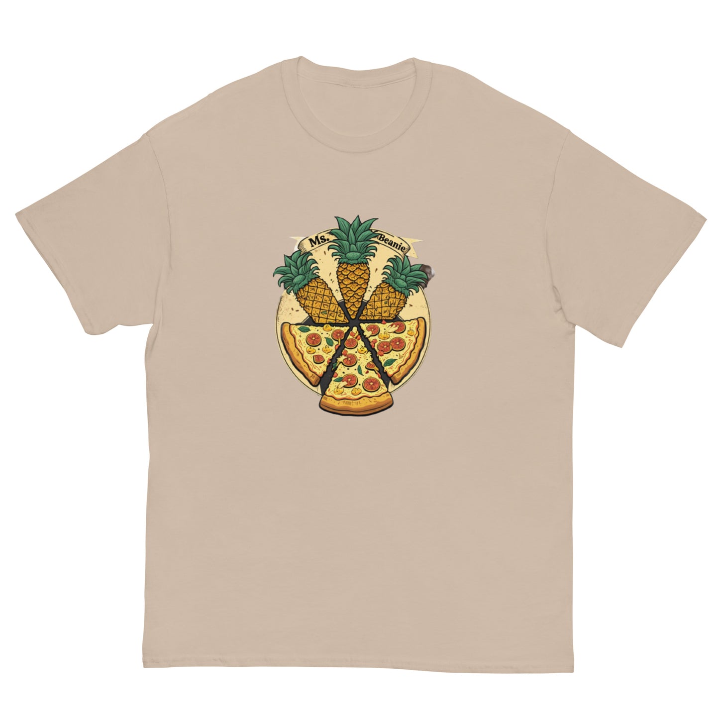 Adult Pineapple on Pizza T-Shirt