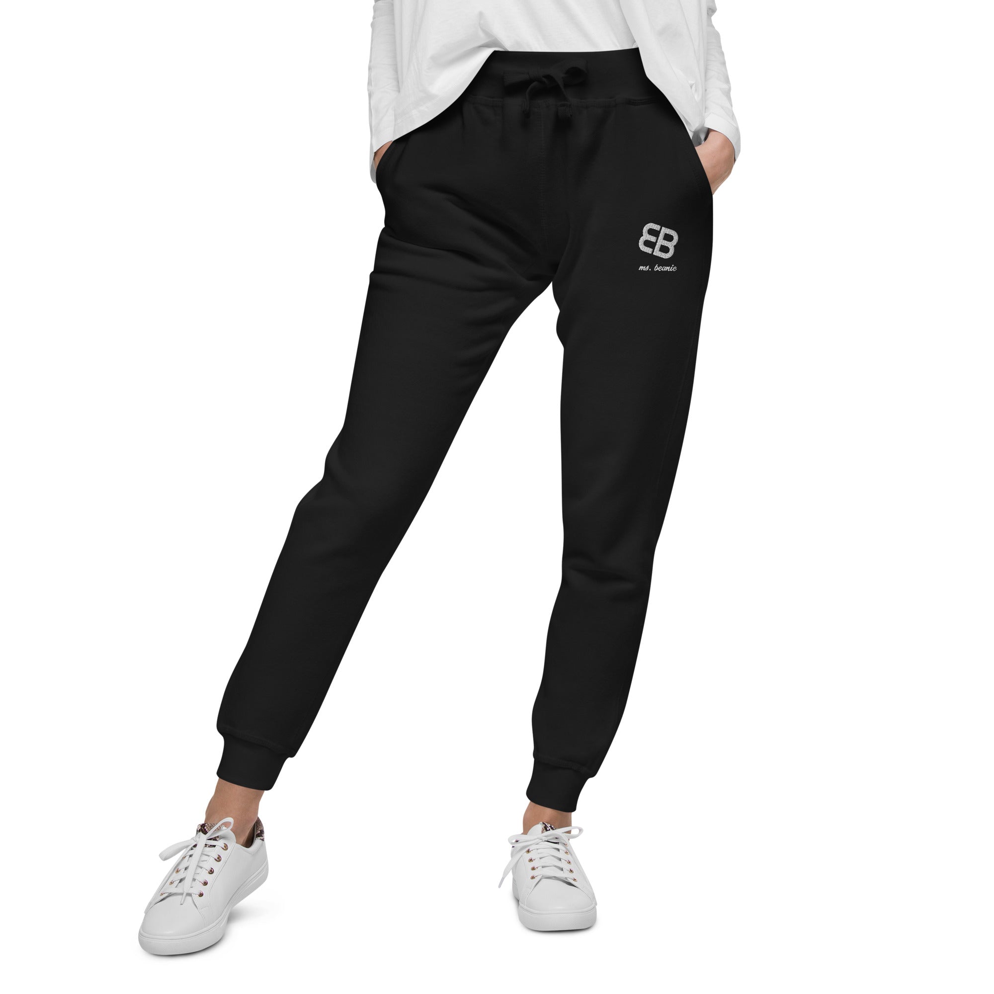 Adult Black Ms Beanie Sweatpants Set – Ms. Beanie Shop
